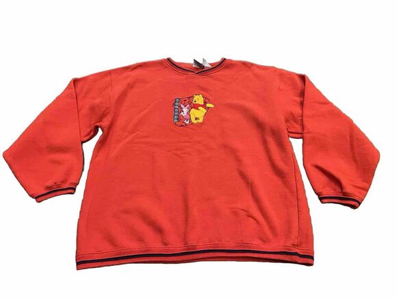 Pooh 100 Acre Collection Other - Vintage Pooh 100 Acre Collection Red Buddies Long Sleeve Sweatshirt Size XL